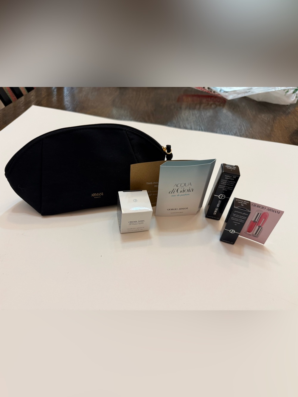 Giorgio Armani Acqua di Gioia & Black Cosmetic Boxes